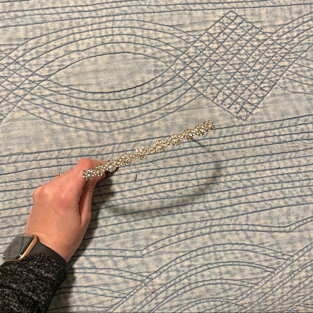 ☀️ 3 for $30 Silver Crystal Metal Headband ☀️